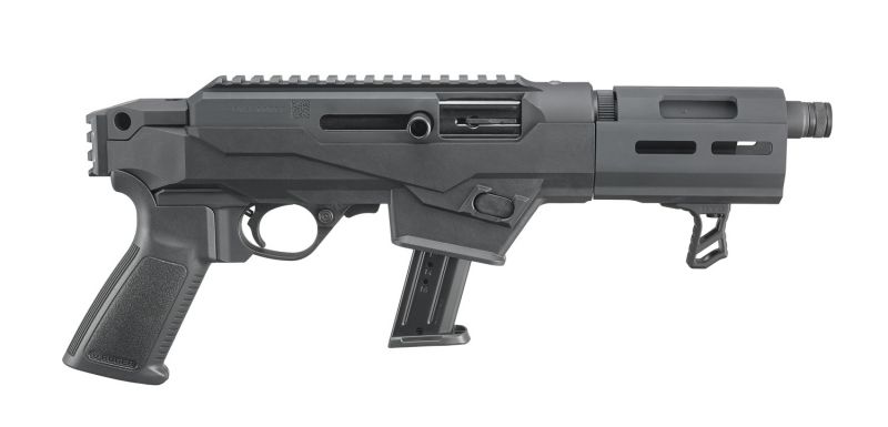 RUGER PC CHARGER STEALTH GREY 9MM 6.5″ BARREL 17-ROUNDS