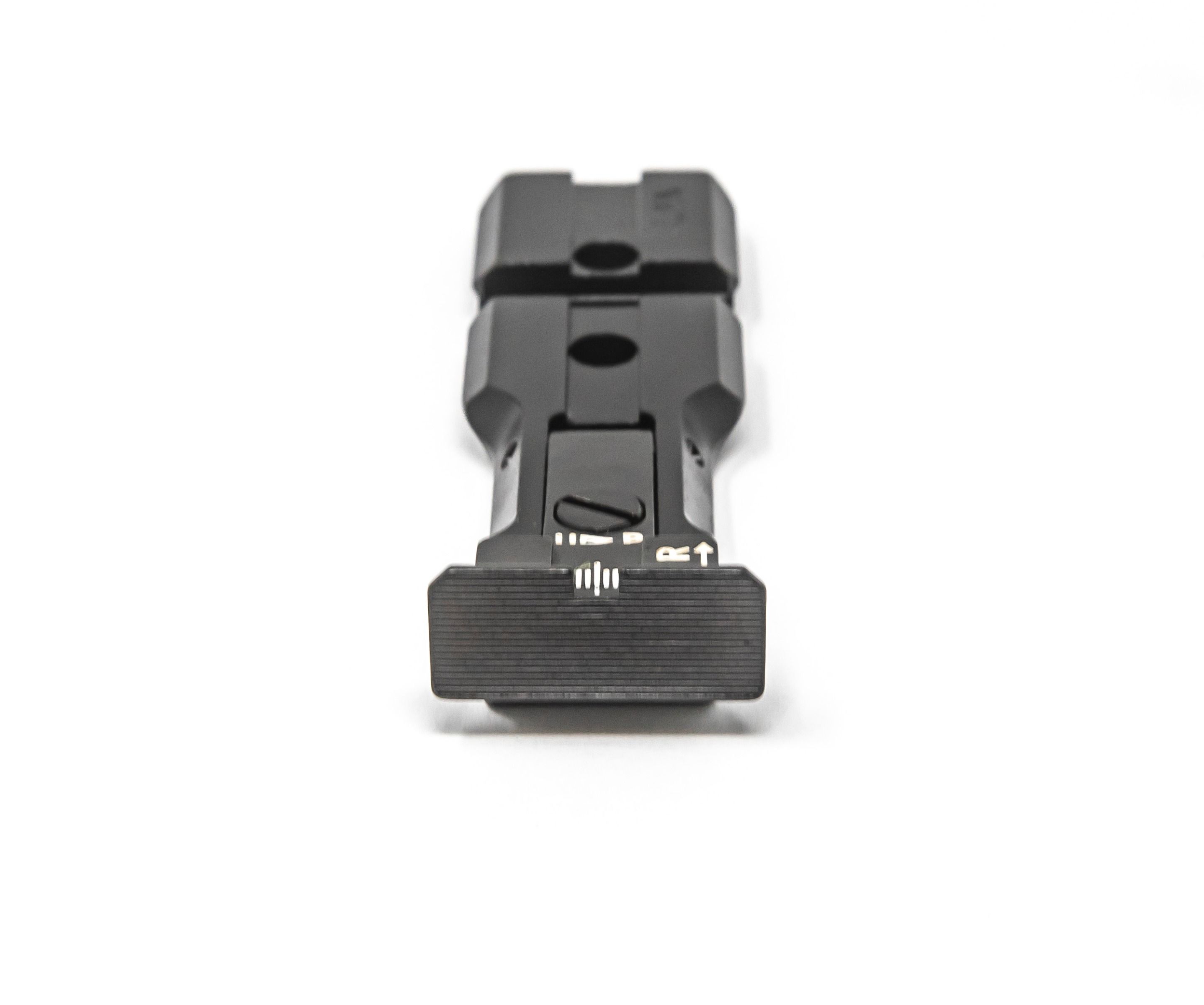 S&W RMR Rear Sight Black Target Black Body With Red Plunger Front Sight — image 3