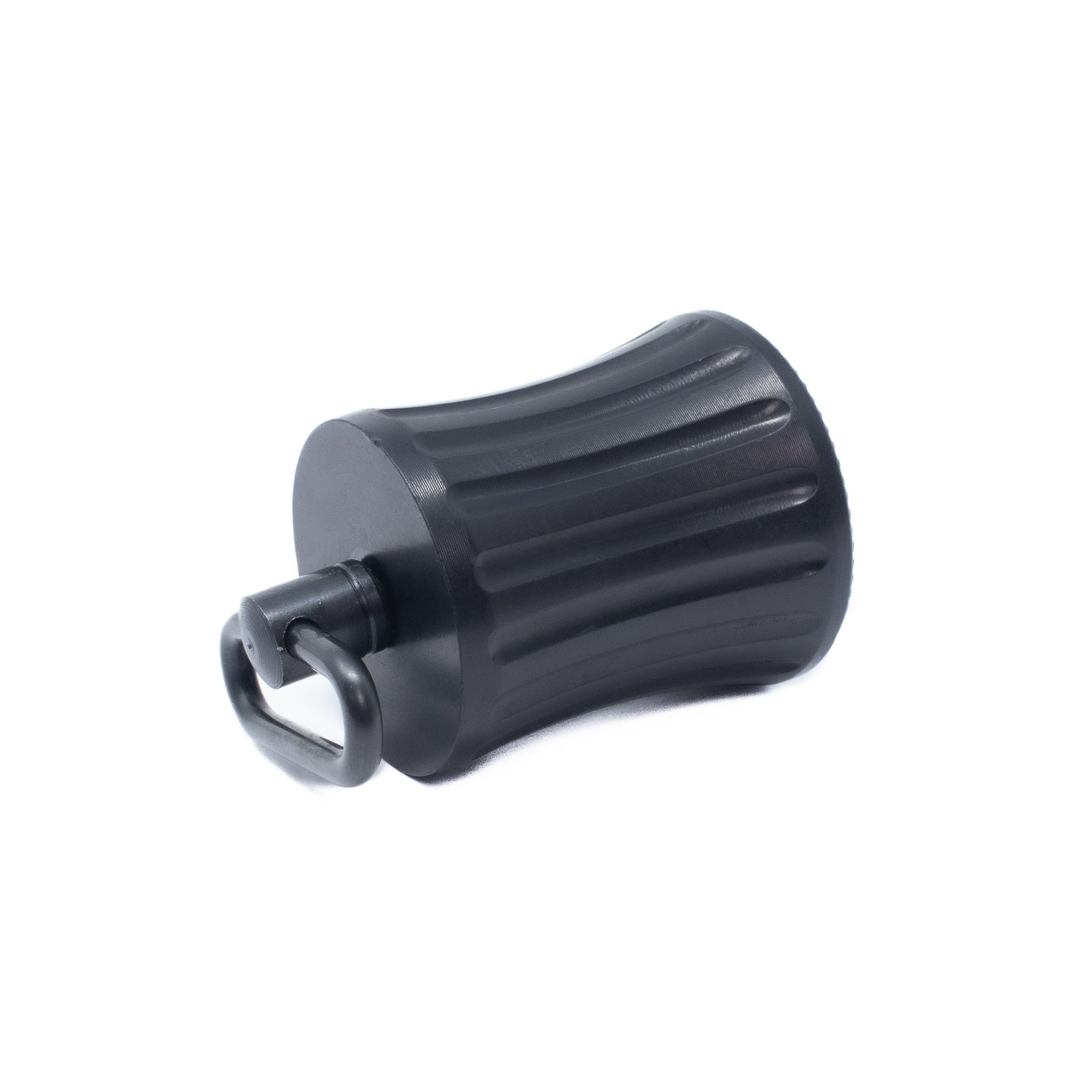 Shotgun Magazine Cap - Extended Concave Fluted W/ Sling Swivel — image 3