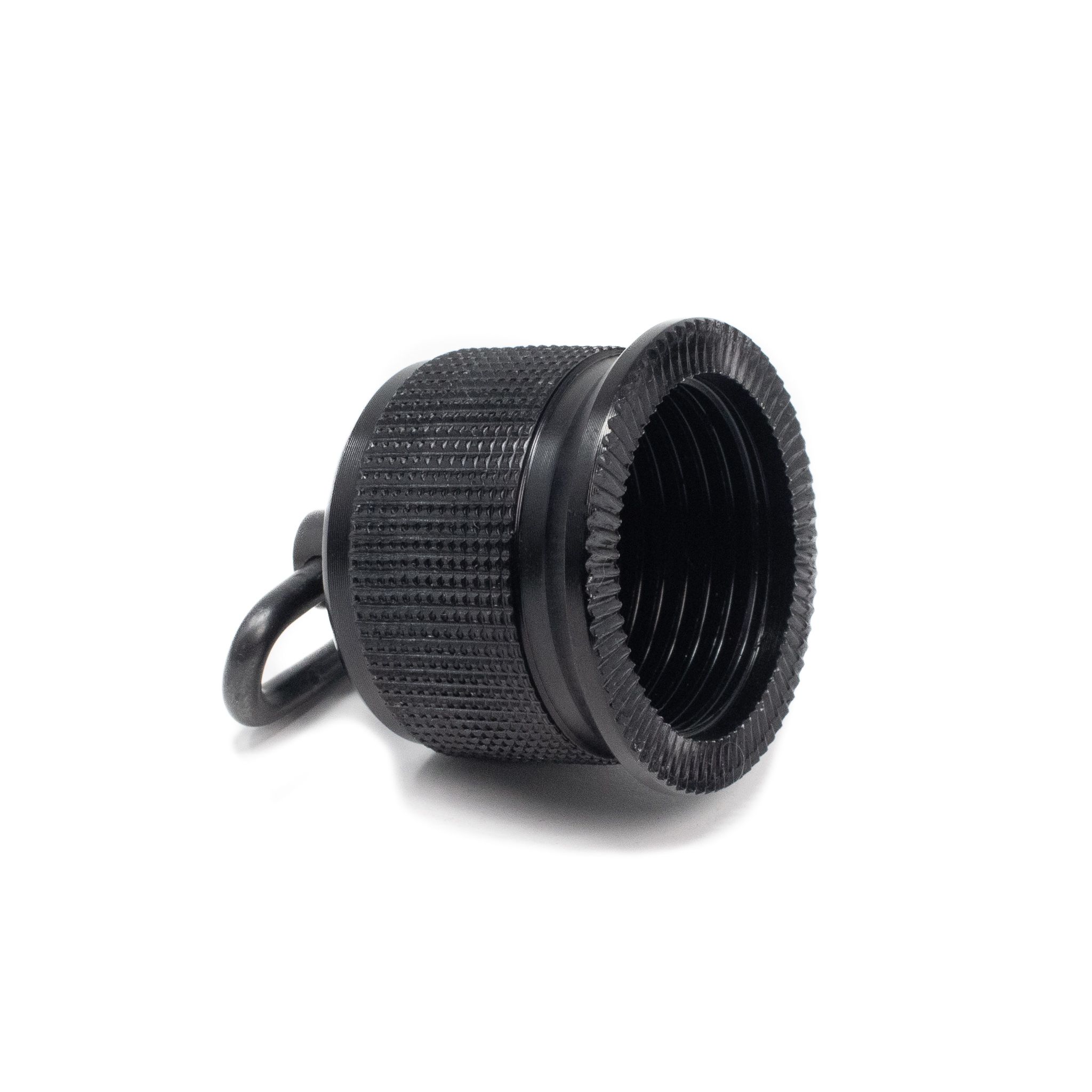 Shotgun Magazine Cap Checkered - Standard W/ Sling Swivel — image 2