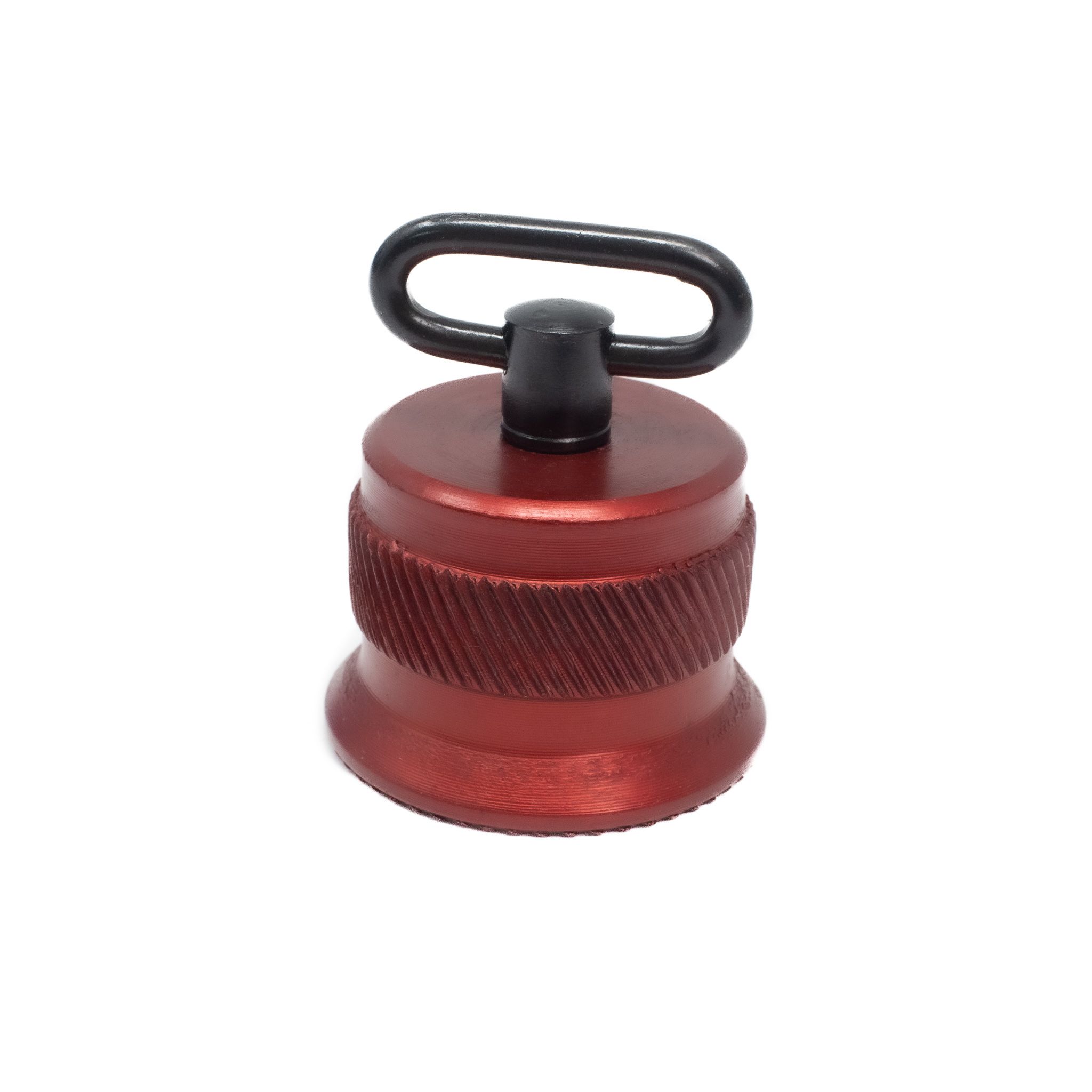 Shotgun Magazine Cap Knurled (Red) - Short W/ Sling Swivel