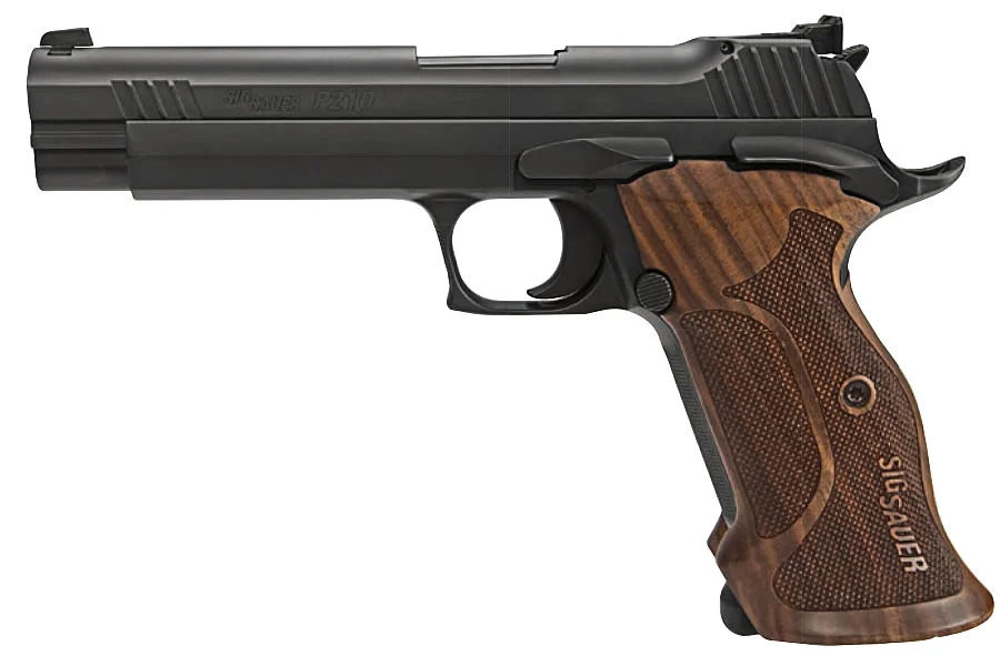 Sig Sauer P210 Target 9MM Walnut Grips Adjustable Sights