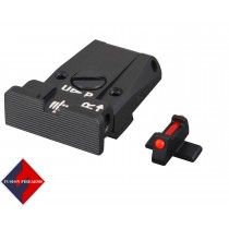 Sig Sauer P229 / Springfield XD - Black Target with Fiber Front Adjustable Sight Set