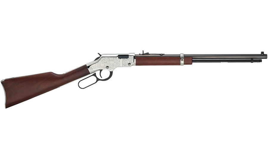 Silver Eagle 22 Mag Engraved Lever Action Rifle