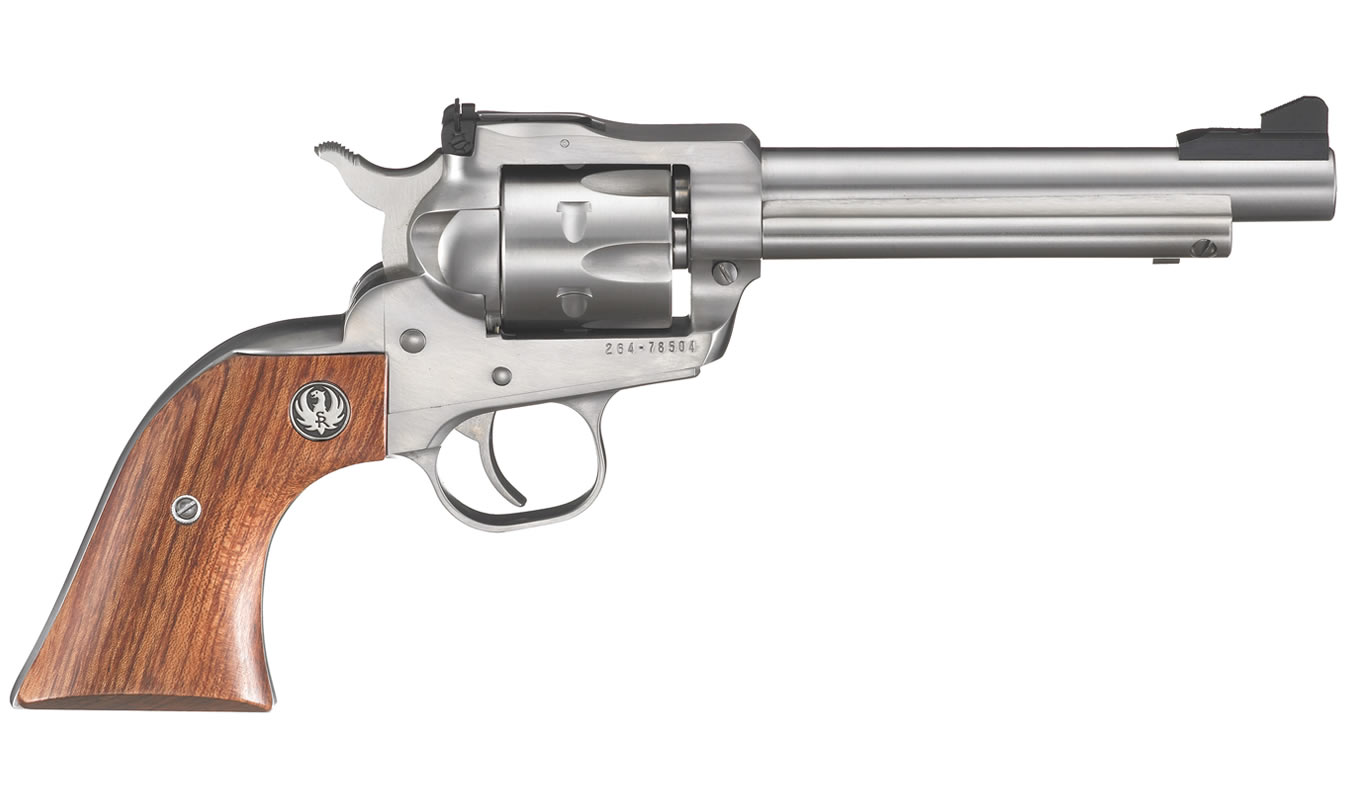 Single-Six Convertible 22LR/22WMR Single-Action Rimfire Revolver with 5.5 Inch B
