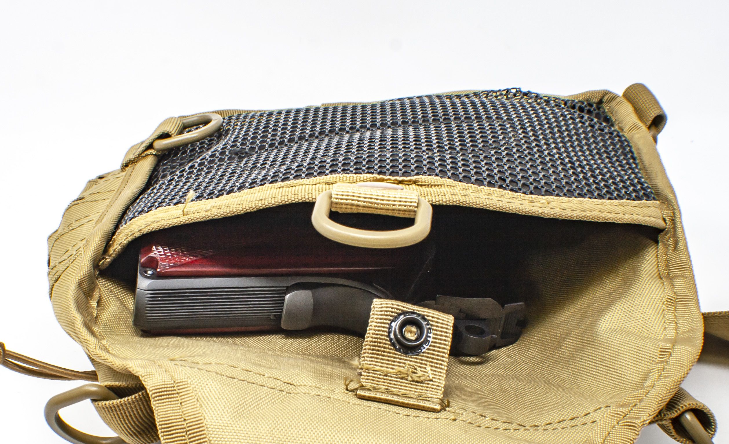 Sling Bag / Shoulder Bag, Versi-Pack style - Desert Tan — image 2