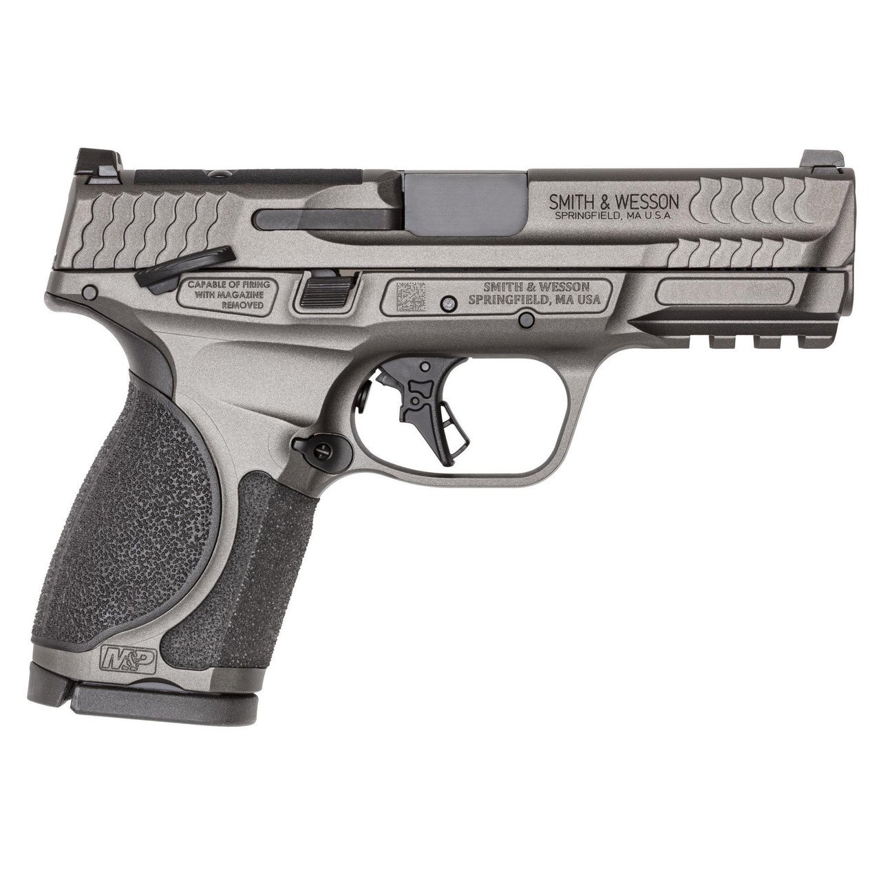 SMITH & WESSON M&P9 M2.0 METAL COMPACT (MANUAL SAFETY) *10 ROUND* 9MM LUGER (9×19 PARA) SEMI AUTO HANDGUNS