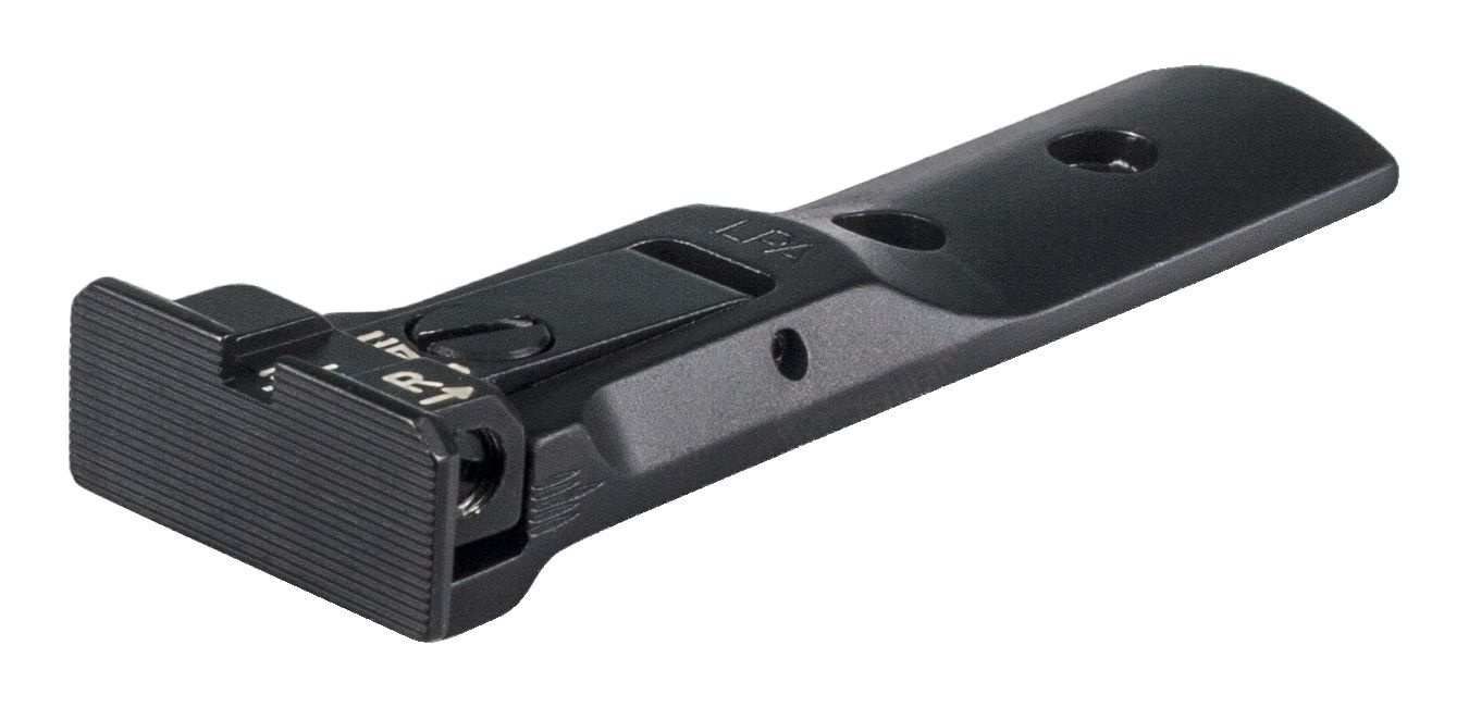 Revolver Rear Adjustable Sight - For Smith & Wesson, Black Target Black Body