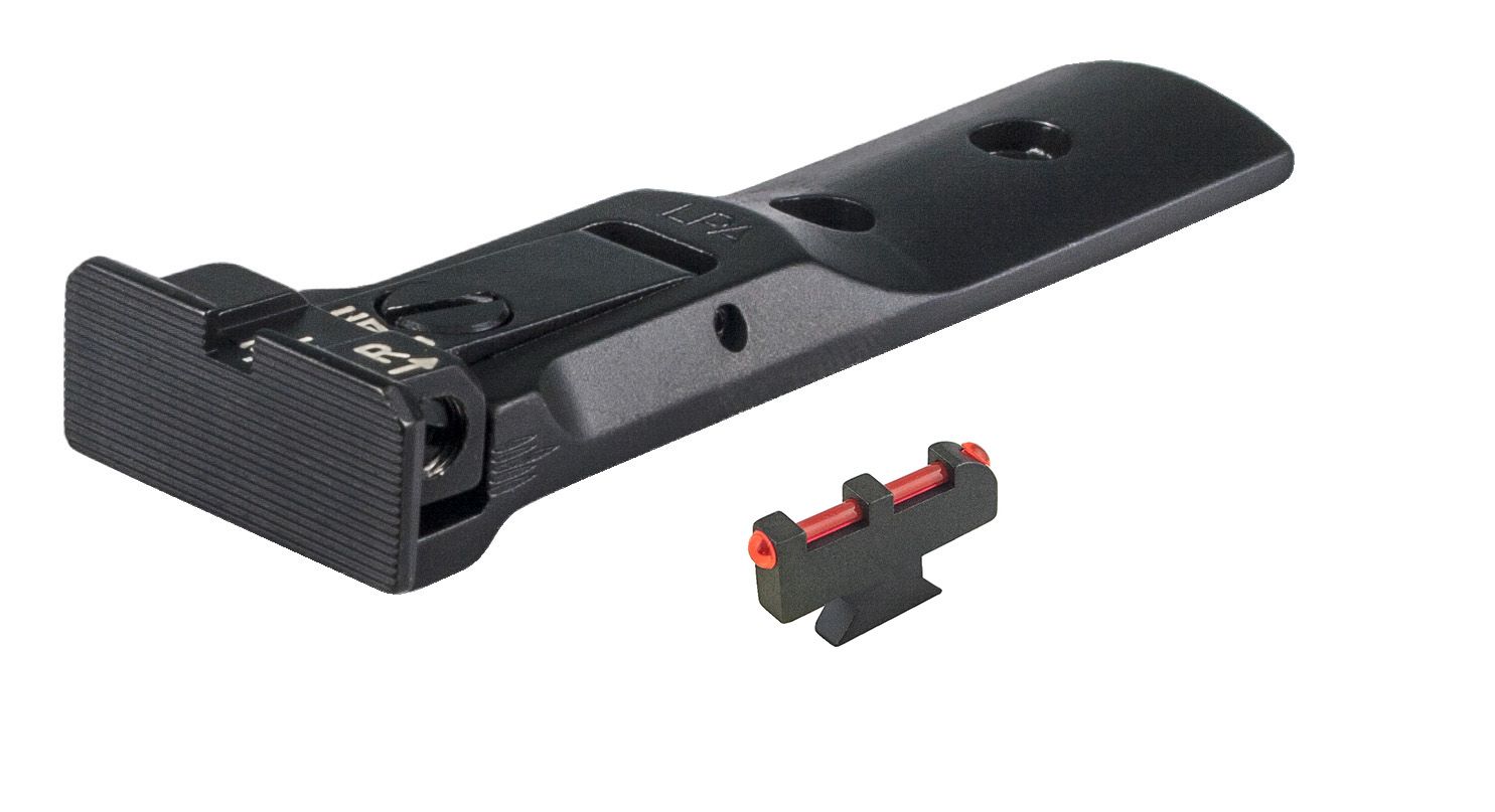 Smith & Wesson Revolver - Rear Adjustable Sight - Black Target w/ Plunger Fiber Front