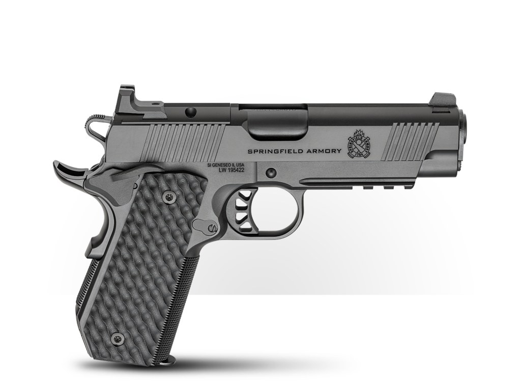 Springfield Armory 1911 Trp Aos Carry 45 Auto ACP 4 25IN Black Cerakote Pistol 71 Rounds