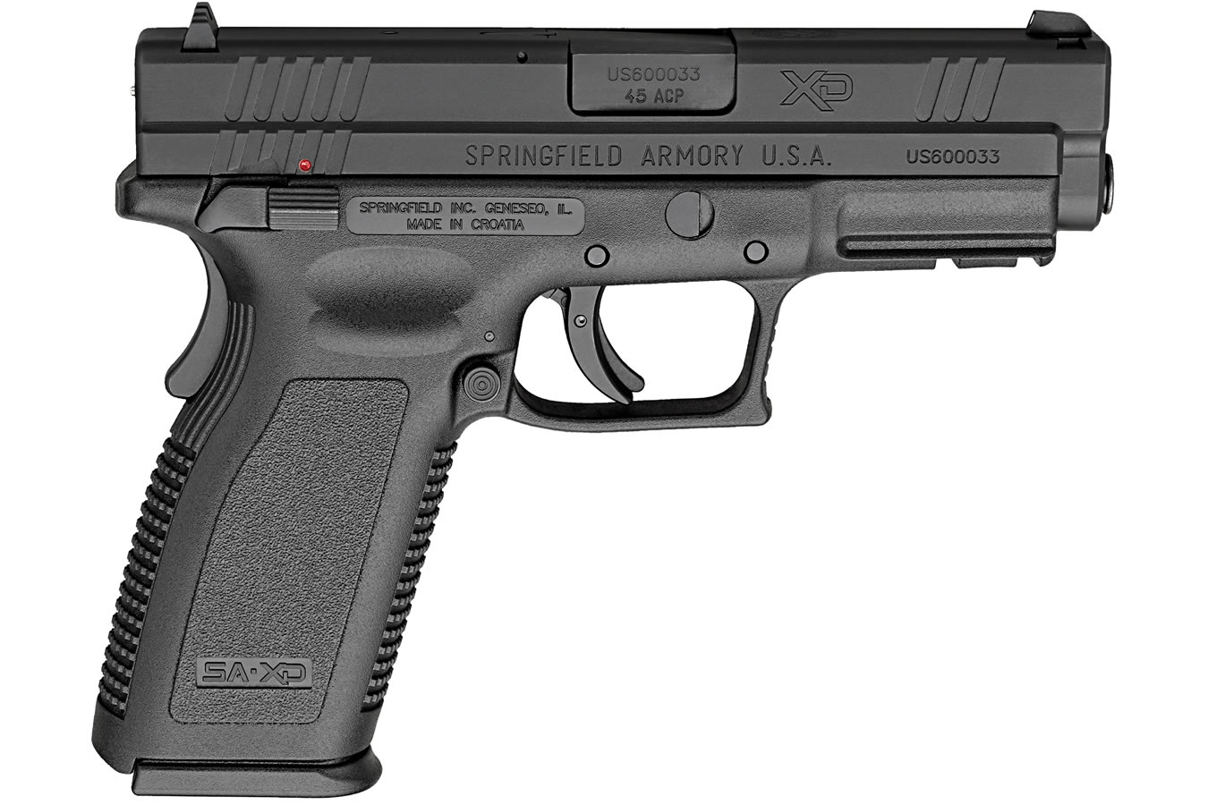 Springfield XD 45 Acp Service Model Black With Thumb Safety