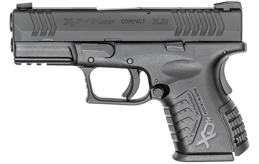 Springfield Xdm 45 Acp 3 8 Compact Black Compliant Essentials Model