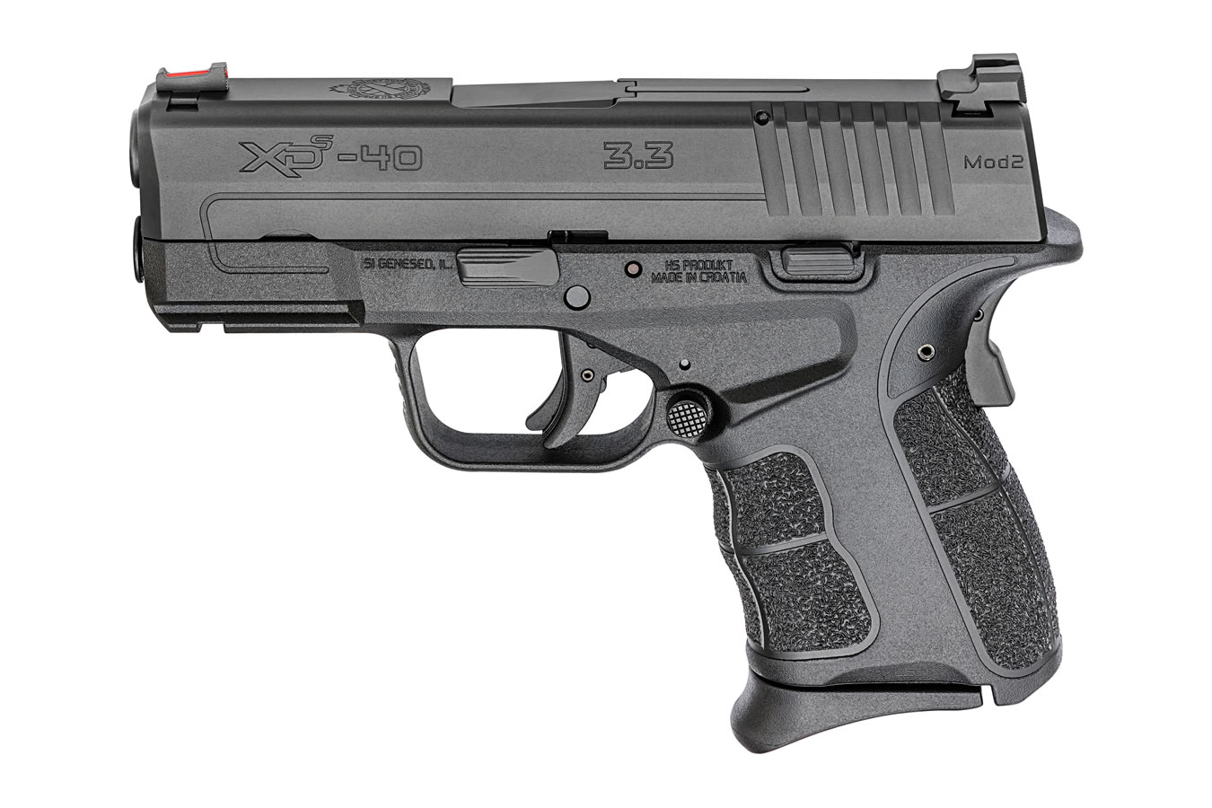 Springfield Xds Mod 2 40 S&W 3 3 Single Stack Pistol With Fiber Optic Front Sight