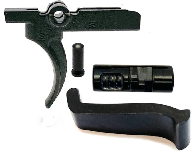 Super Safety Curved Face Trigger Kit D2 Steel Active Reset Trigger For AR 15 FRT