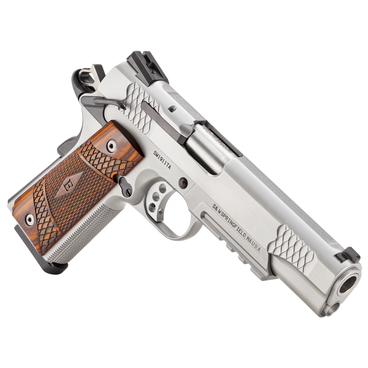 SW1911TA E-Series 45 ACP Centerfire Pistol with Tactical Rail