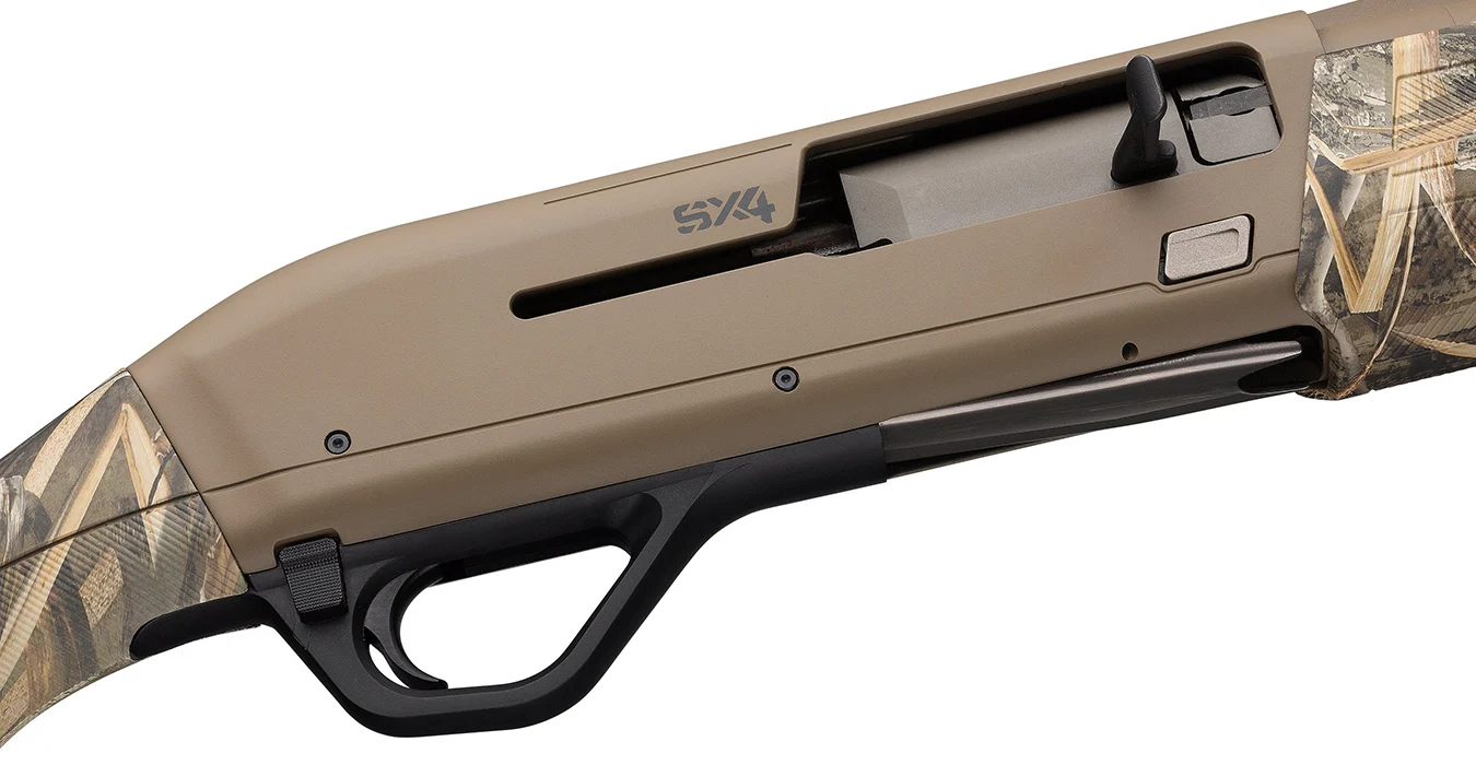 SXP Hybrid Hunter 12 Gauge Pump Shotgun with FDE Permacote Finish and Realtree Max-5 Camo Stock