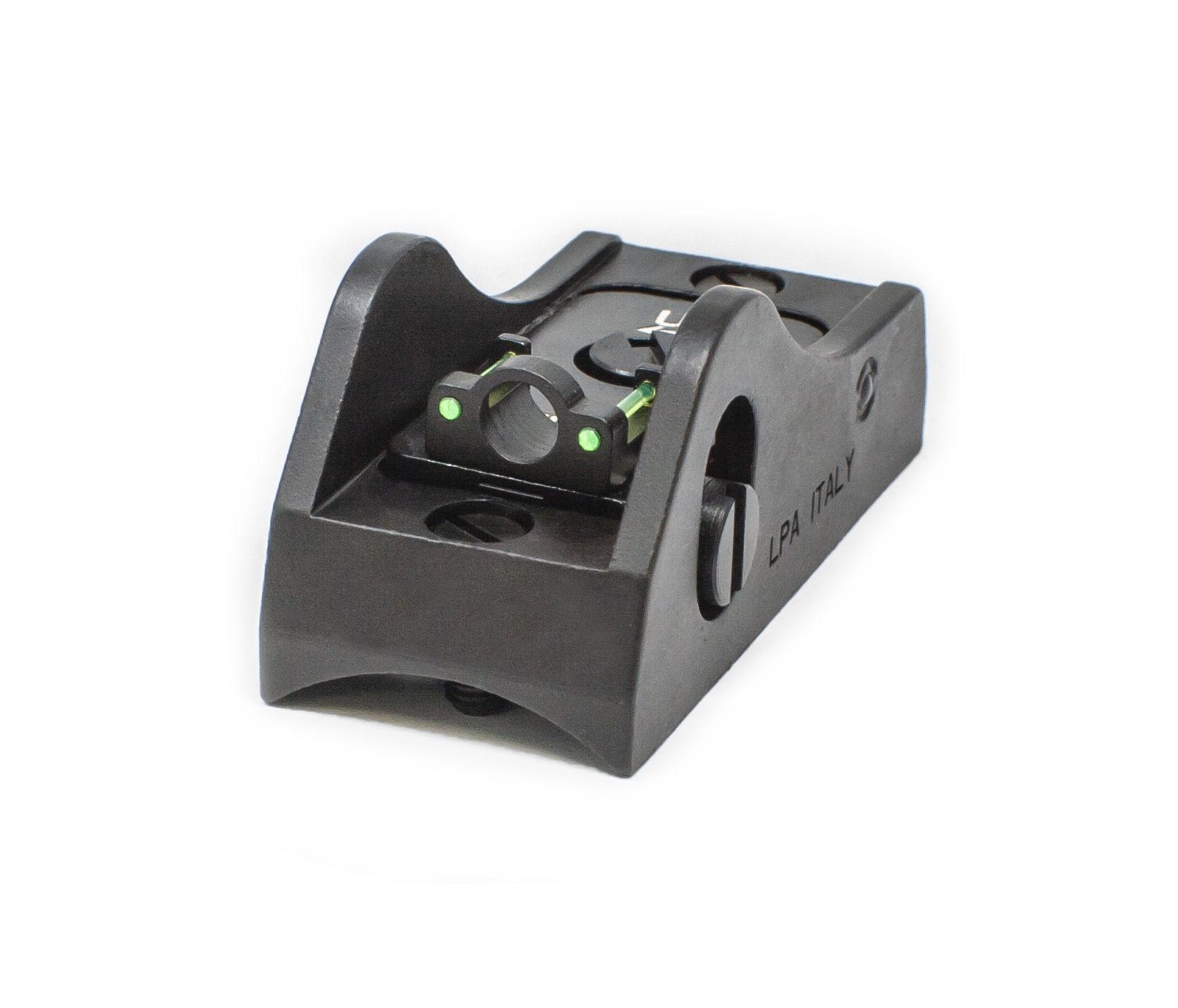 Tactical Rear Shotgun Sight, Screw in - Green Fiber Optic Ghost Ring