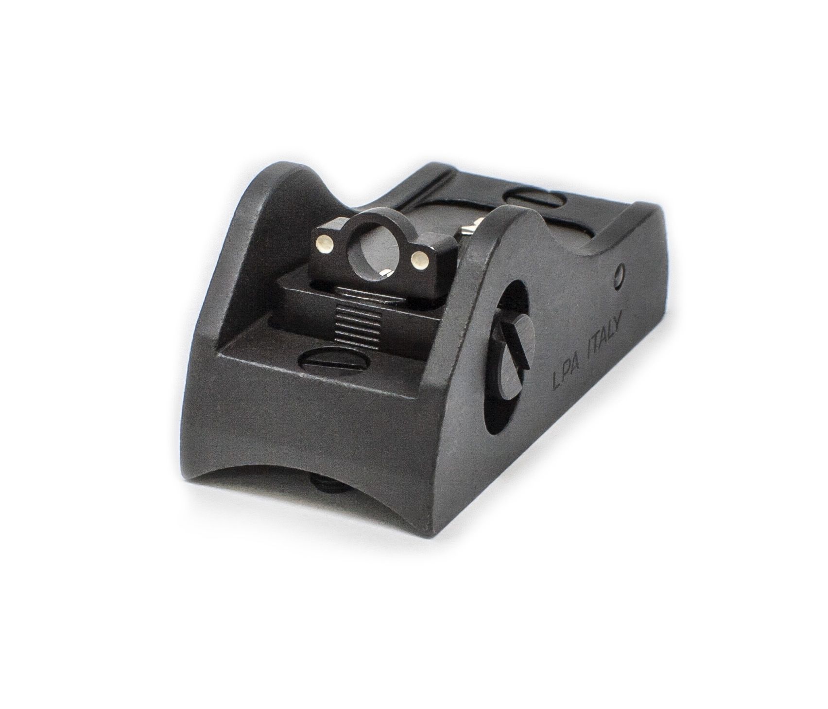 Tactical Rear Shotgun Sight, Screw in - White Dot Ghost Ring