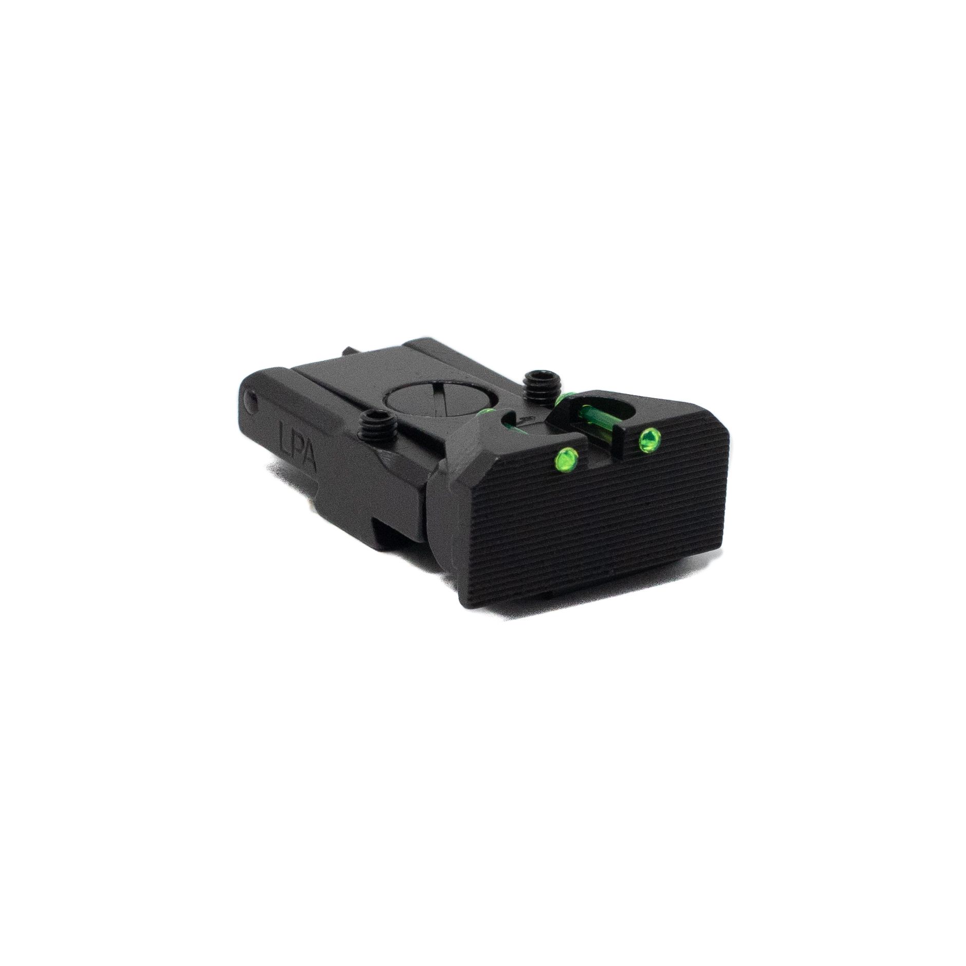LPA Adjustable Fiber Optic Rear Sight (Remington 1911, 10mm Hunters & Limited) — image 3