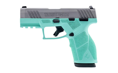Taurus GX2 9MM Compact Cyan Frame Stainless Slide 13RD