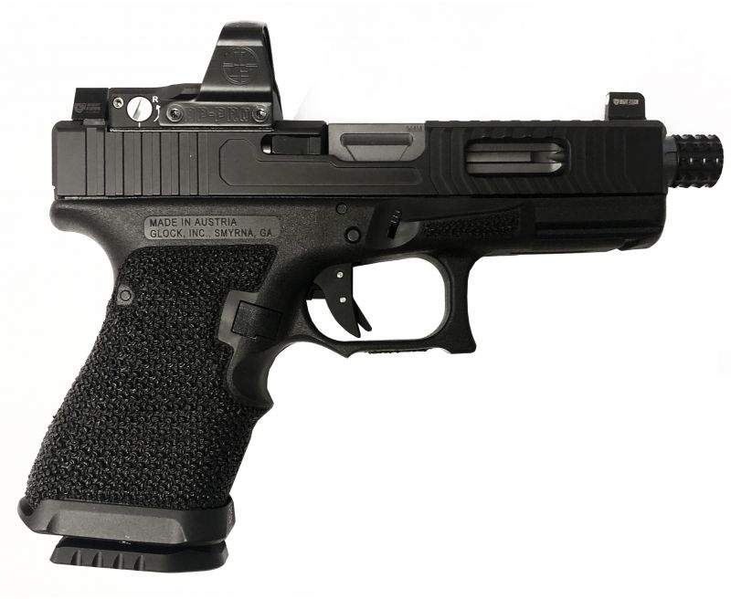 THE GUN CO LVL-1 CUSTOM GLOCK G19 GEN4 9MM 4.02-INCH 15RDS – HOLOSUN REFLEX RED DOT