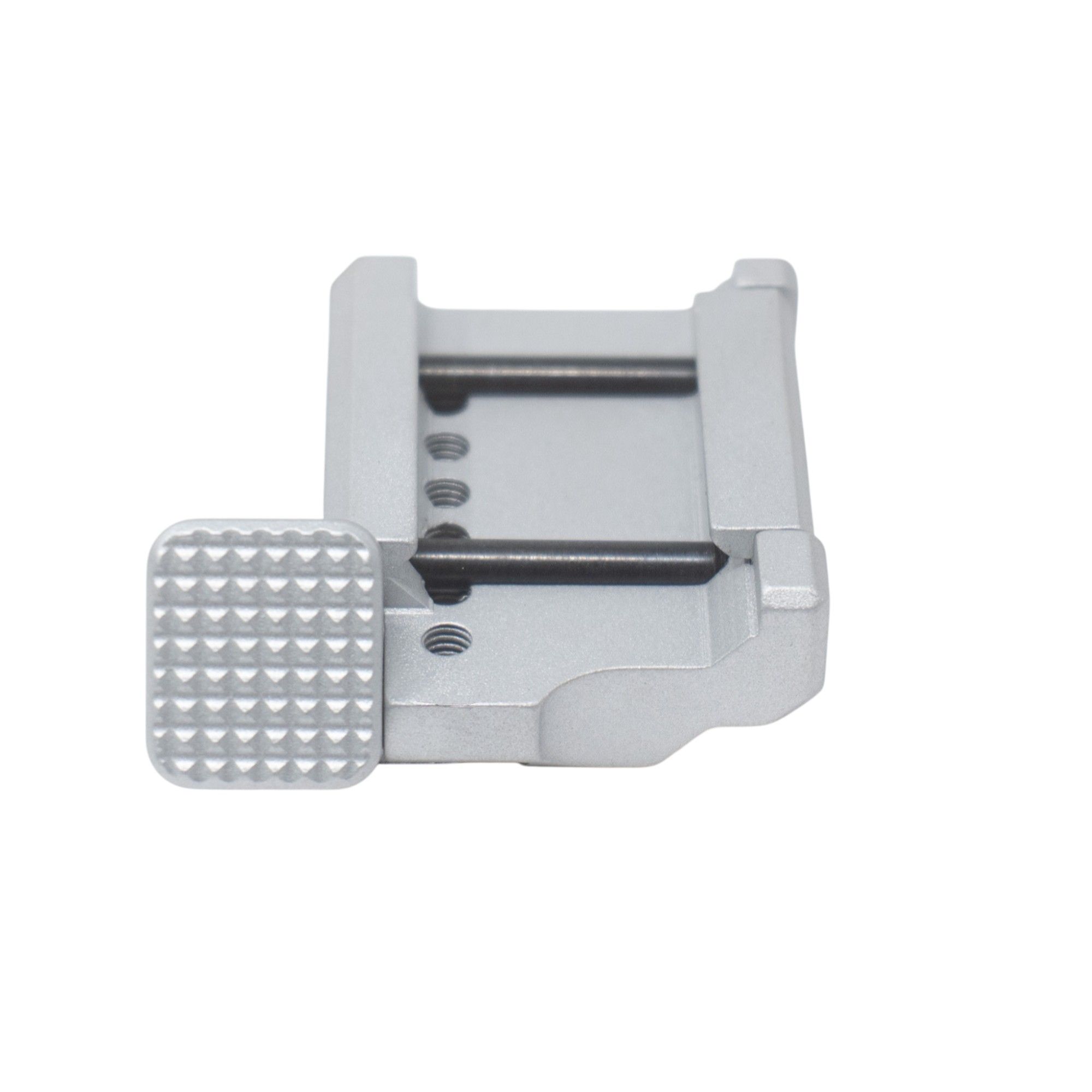 Universal Picatinny Rail Mount Thumb Ledge Gas Pedal - Chrome — image 2
