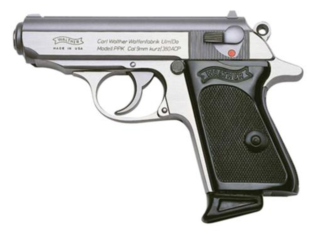 Walther Ppk 380 ACP 3 3 Barrel Stainless Finish 6 Round 2 Mags Walther