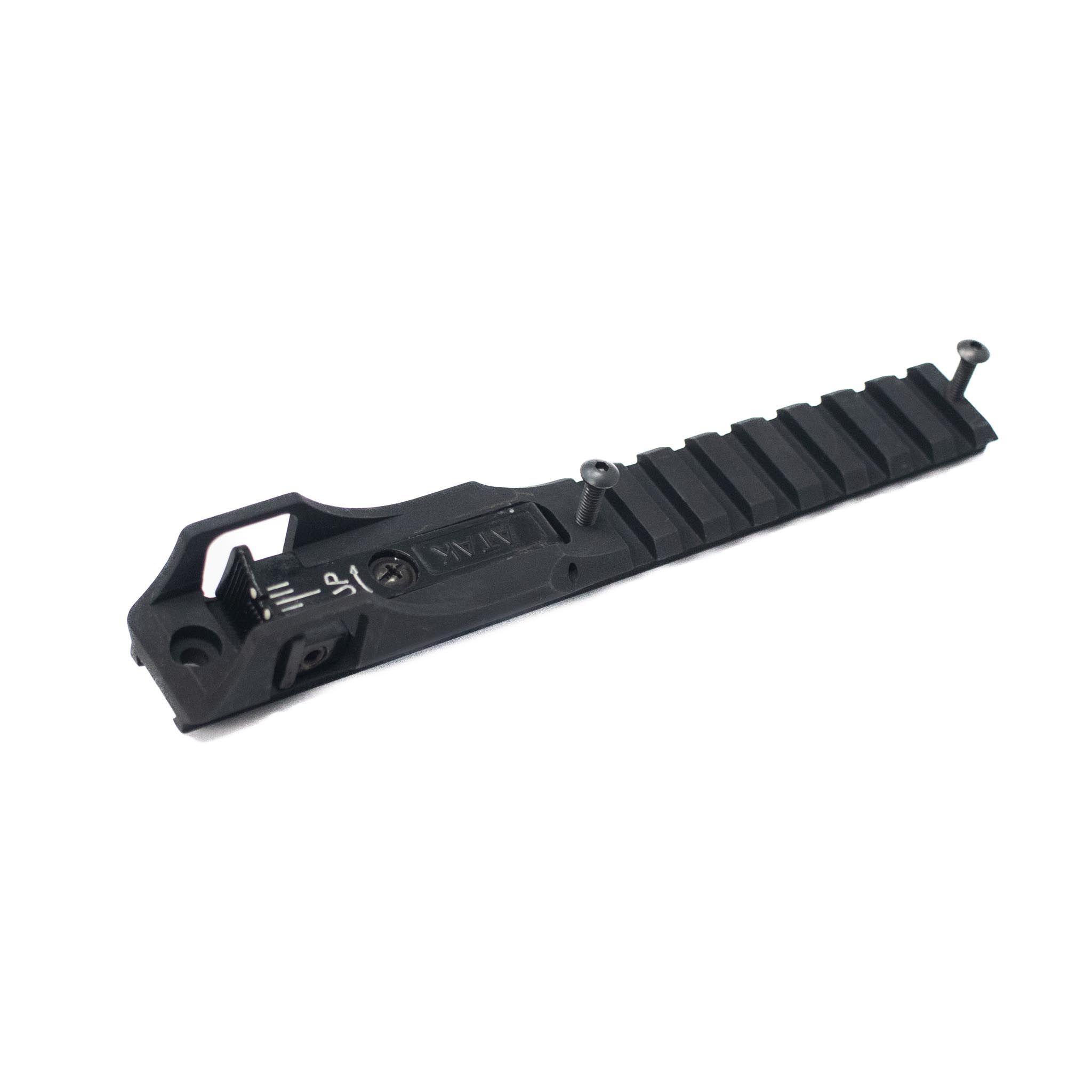White Dot Adjustable Sight Assembly (W/ Picatinny Rail) (Long-gun/ Shotgun)
