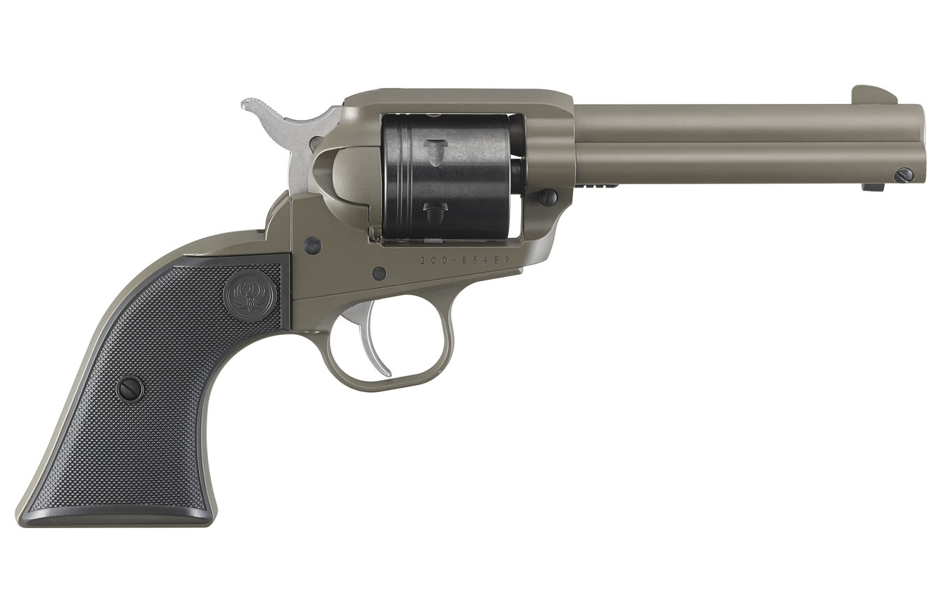 Wrangler 22LR Rimfire Revolver with Plum Brown Cerakote Finish