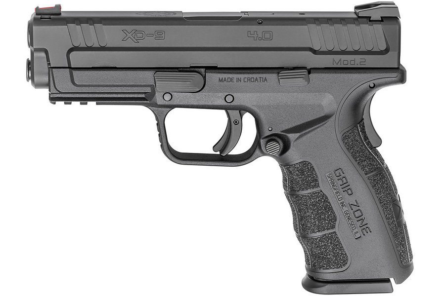 XD Mod.2 9mm 4.0 Service Model Black Gear Up Package with 5 Mags and Range Bag