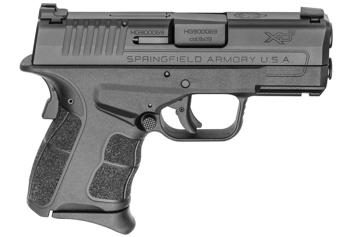 XDS Mod.2 3.3 Single Stack 9mm Gear Up Package with Front Night Sight, 5 Mags