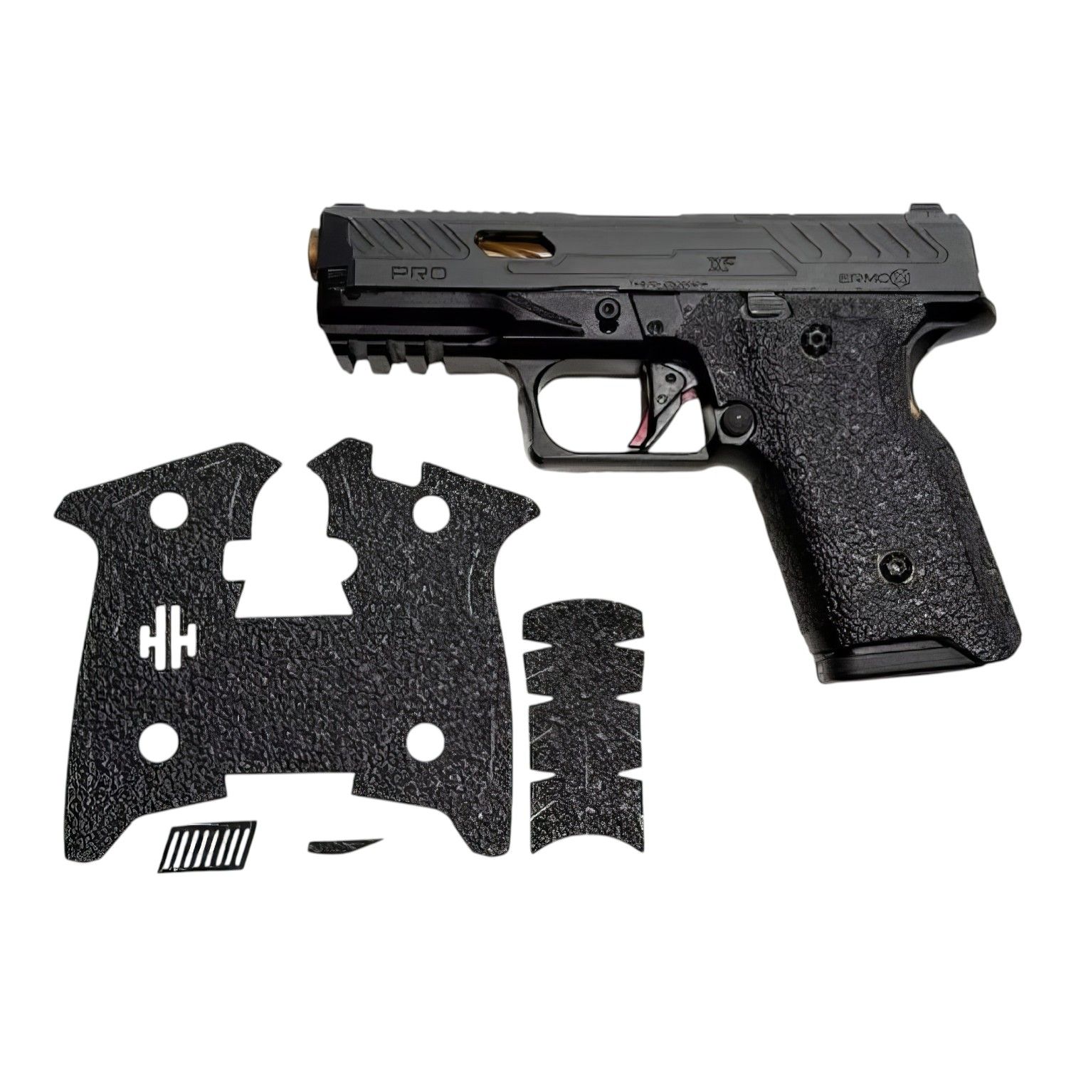 XF Pro Black Edge Grip Enhancement By Handleitgrips