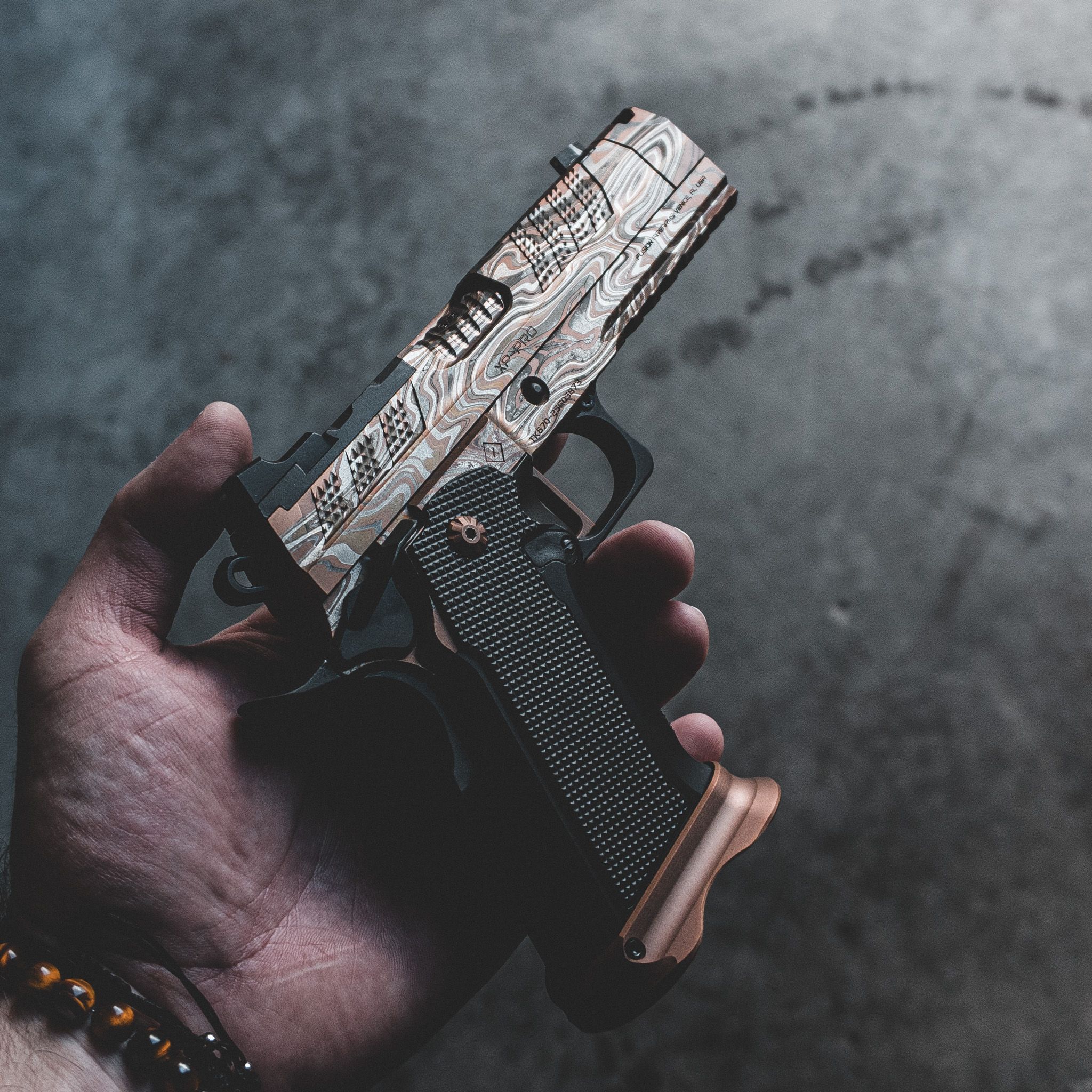 XP Comp - 9MM - Bronze "damascus" Custom Shop Edition — image 2