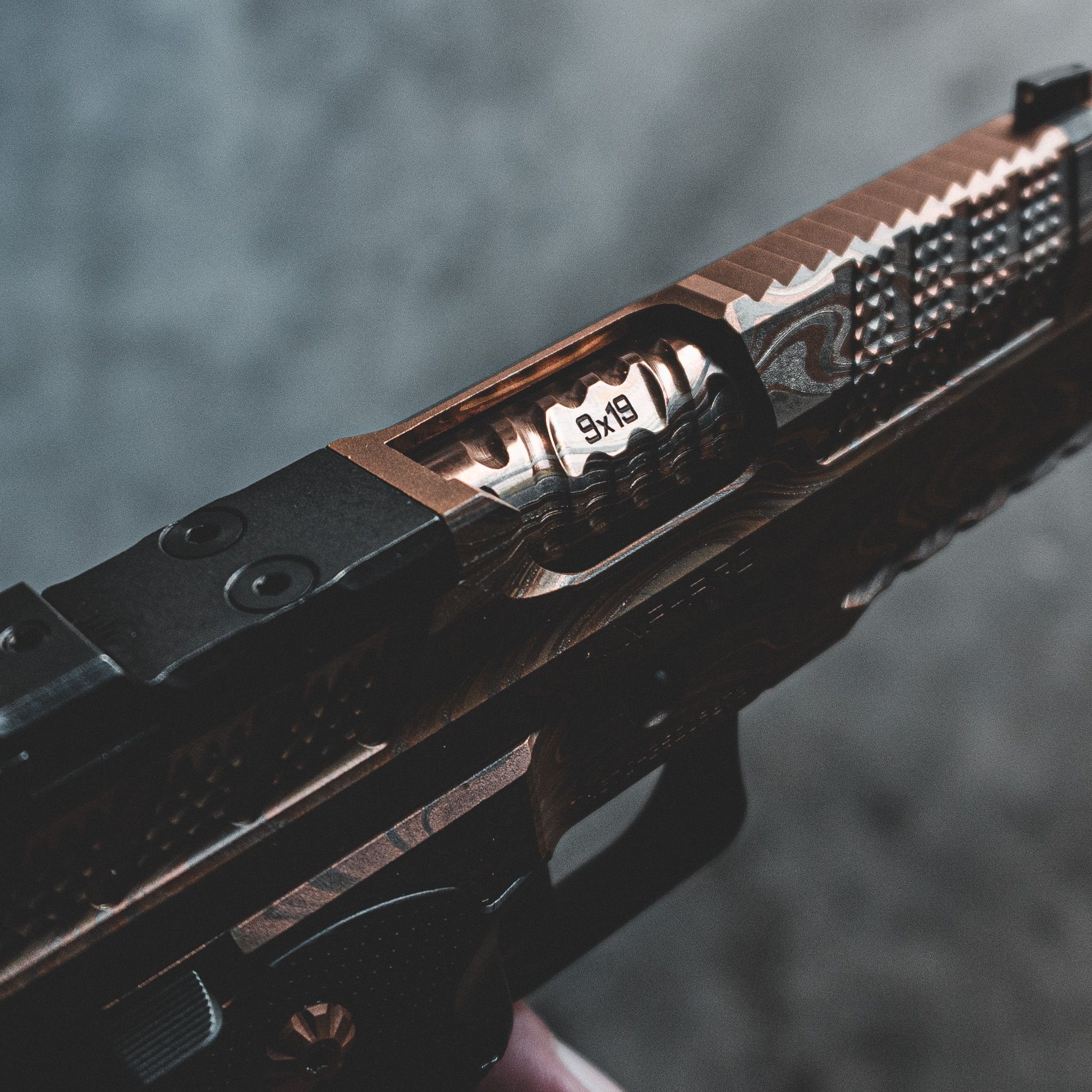 XP Comp - 9MM - Bronze "damascus" Custom Shop Edition — image 3