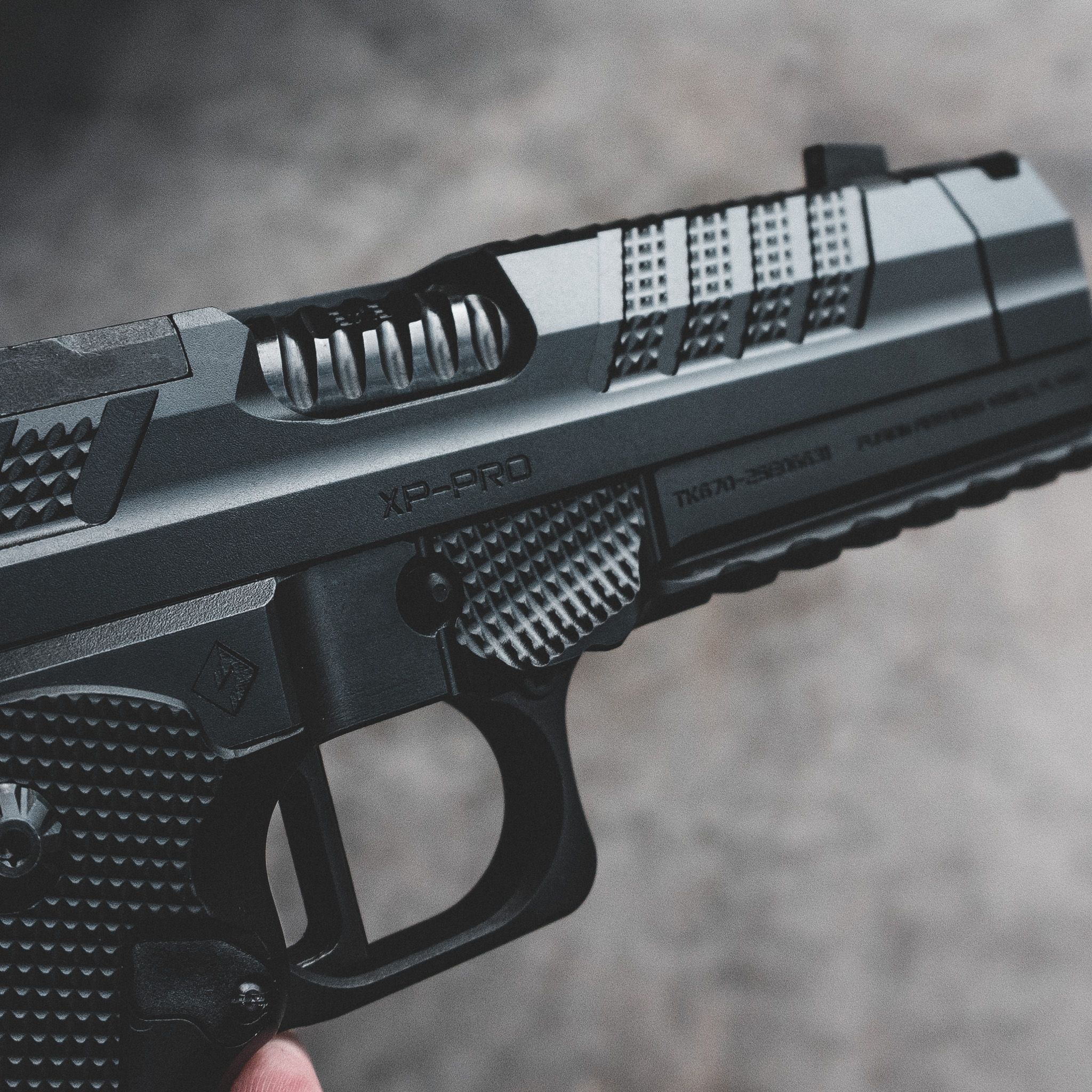 XP COMP & Ported Pistol - 9MM - Black - Ambi Thumbrest Edition | Custom Shop Exclusive — image 3