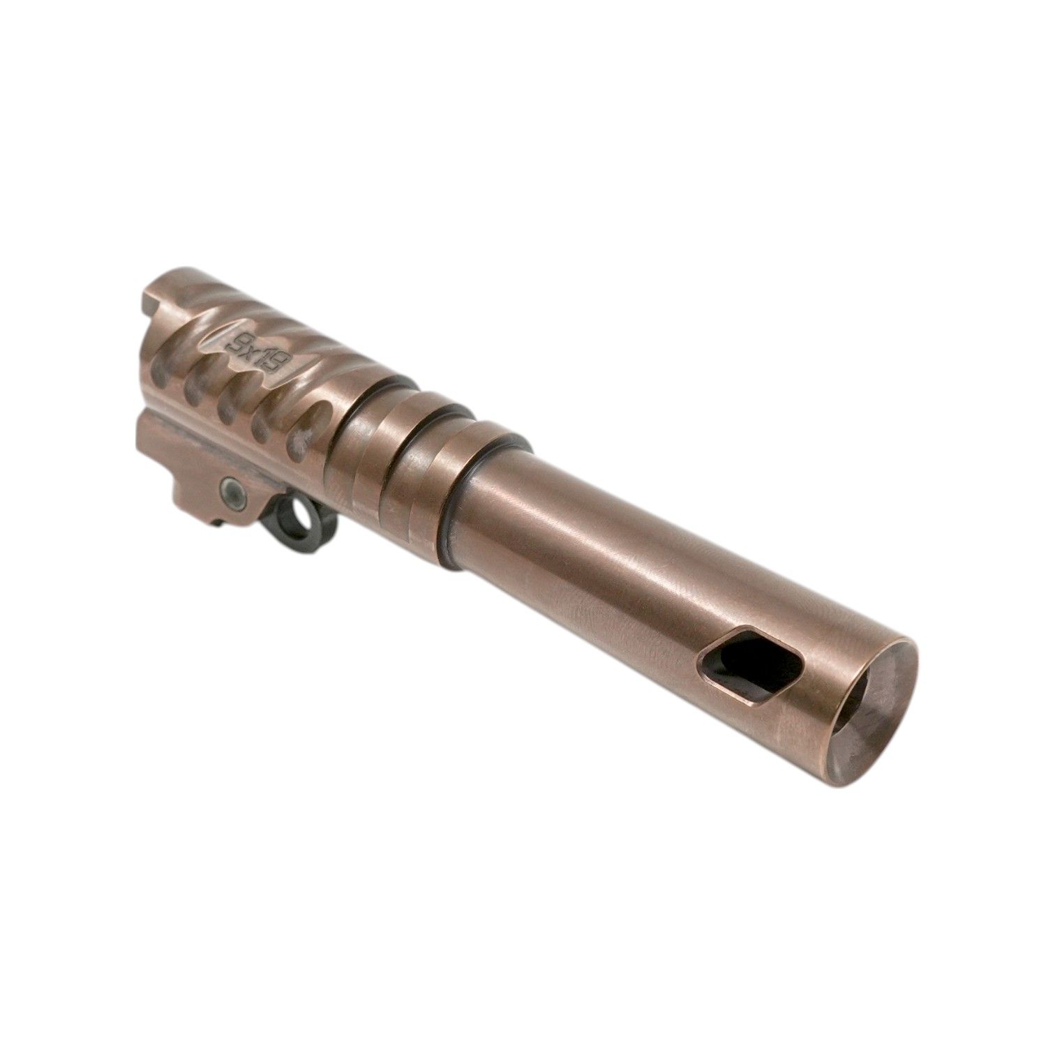 XP Pro 4" 1911 Fluted Barrel - 9MM - Clark/Para Ramped - Ported (Bronze)