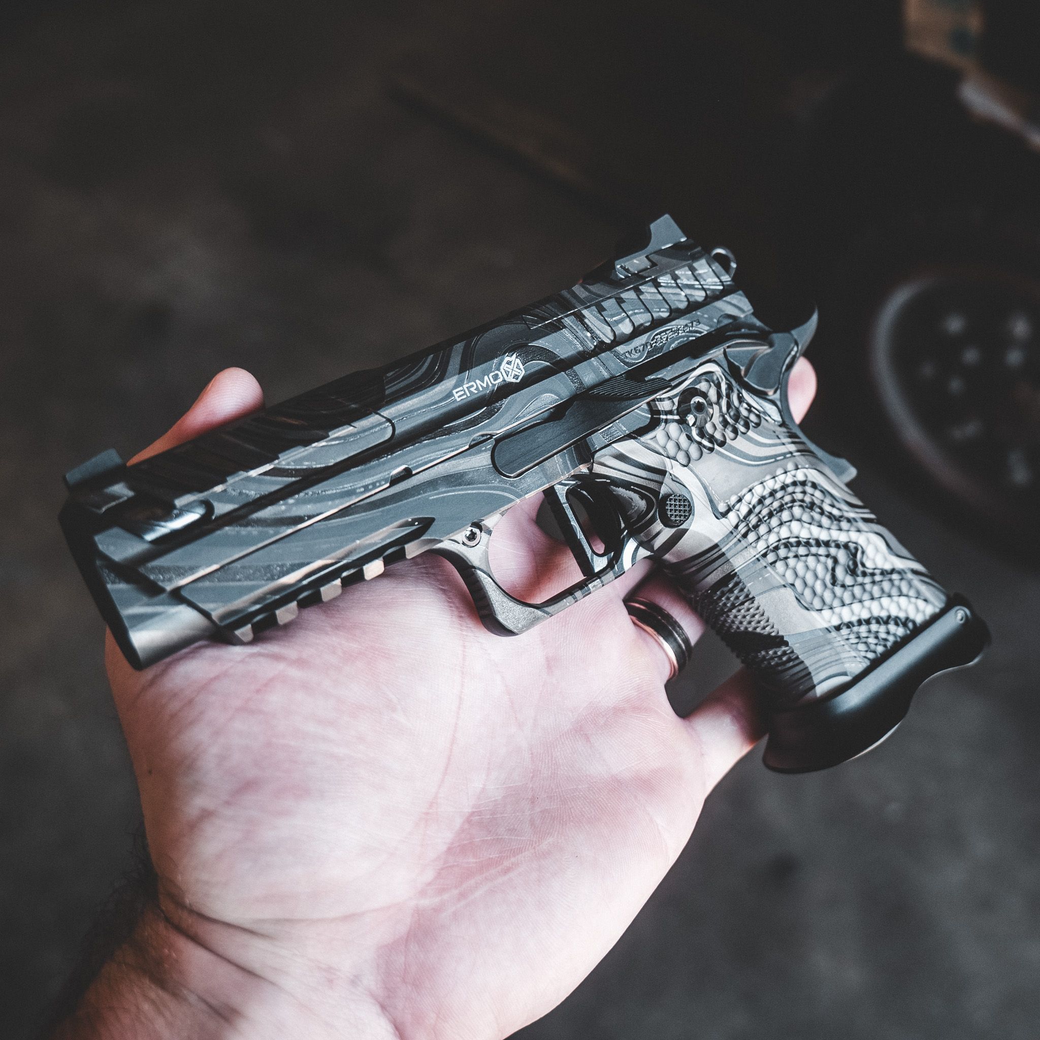 XP PRO - 9MM - Black Damascus Custom Shop Edition (MADE TO ORDER) — image 3