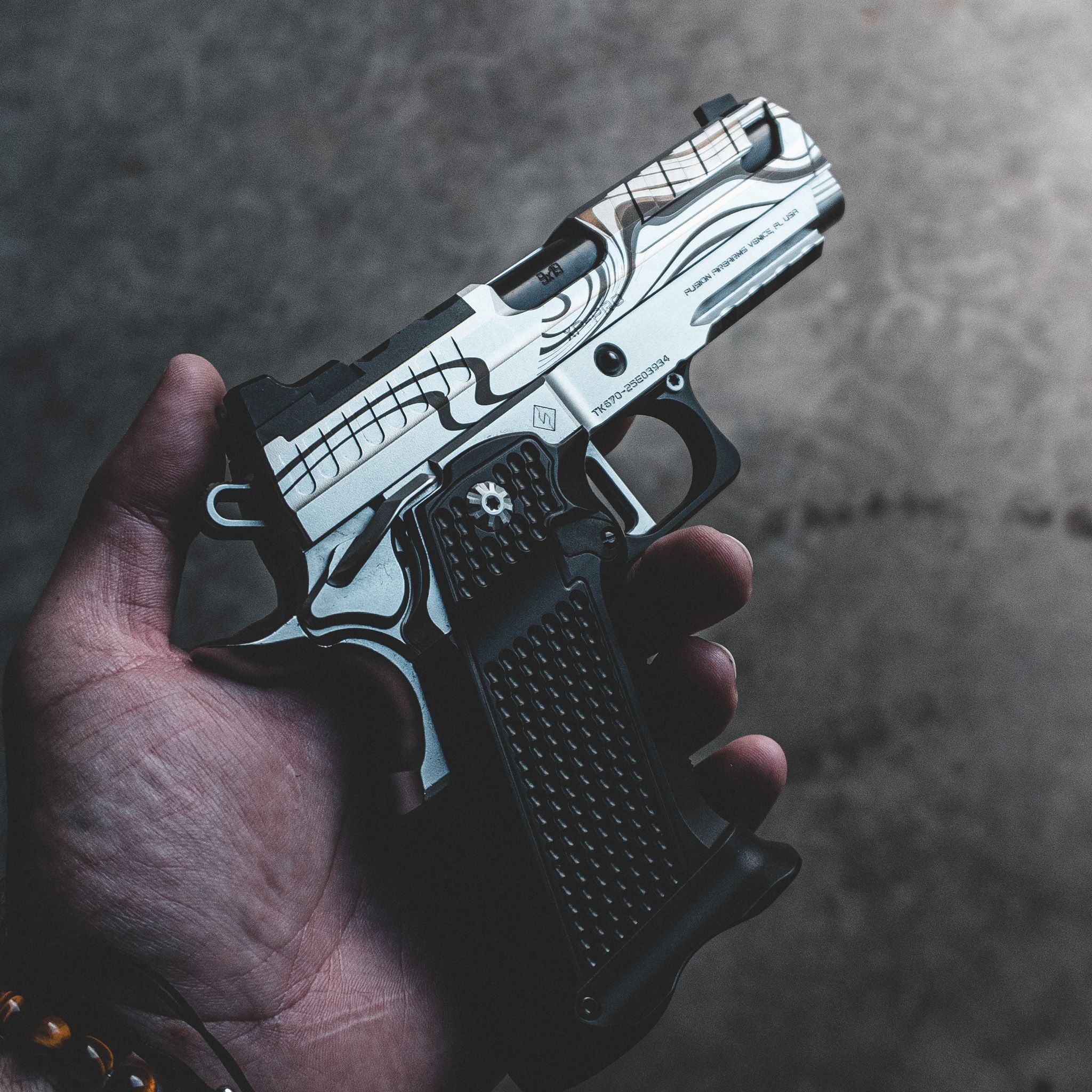XP PRO - 9MM - Chrome "Damas Flow" Custom Shop Edition (MADE TO ORDER) — image 2