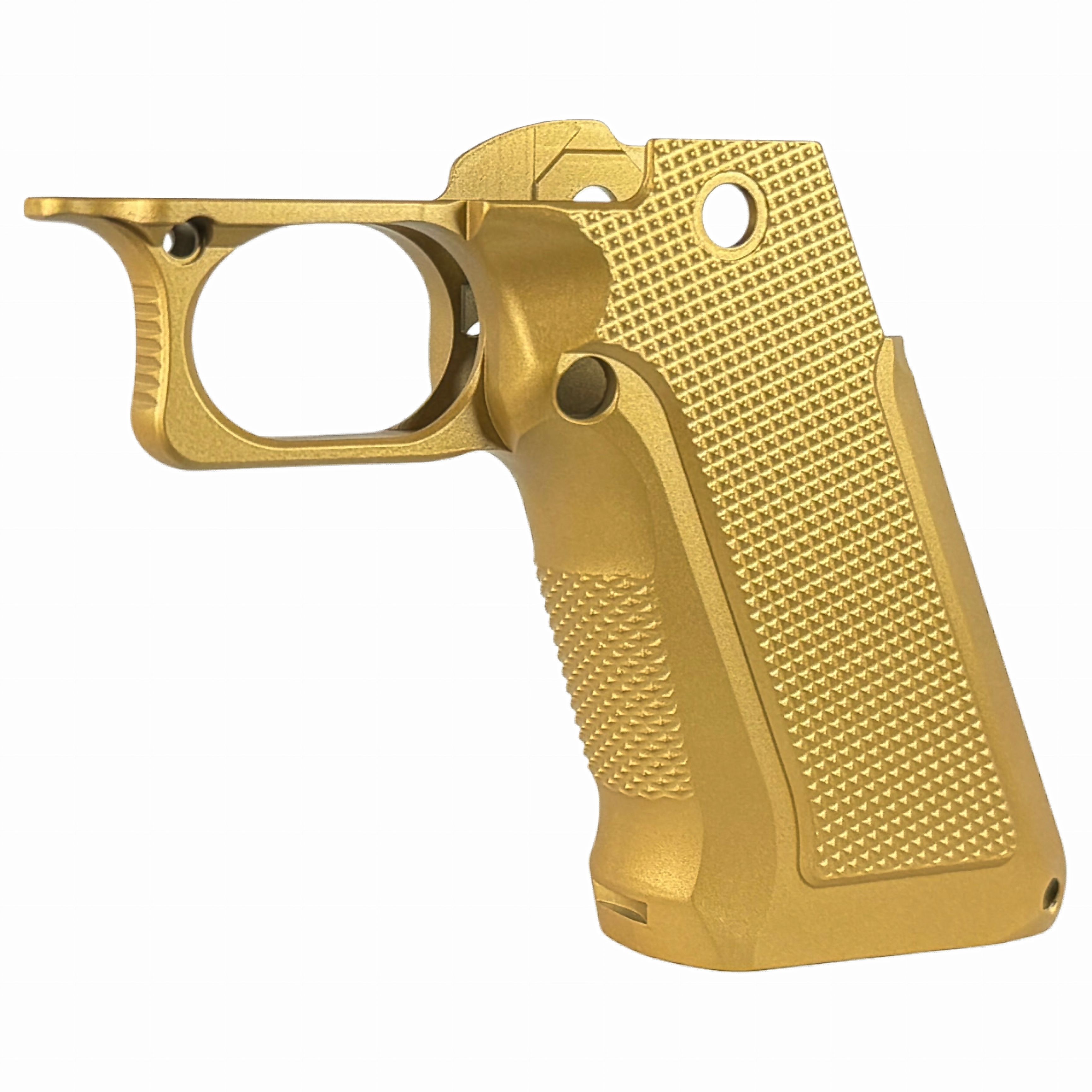 XP Pro Aluminum Grip - Aggressive Checkered - Gold — image 2