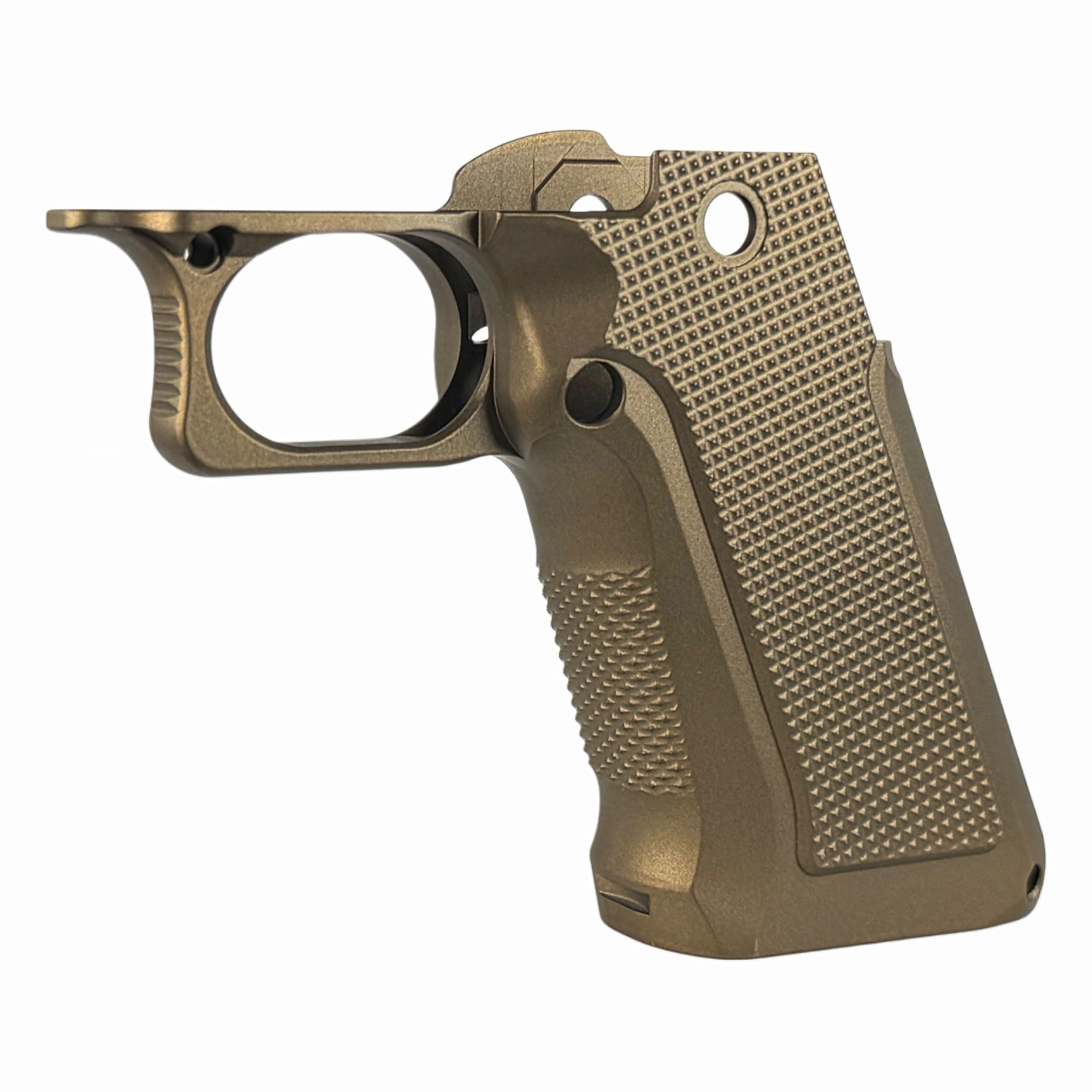 XP Pro Aluminum Grip - Checkered Aggressive - Bronze