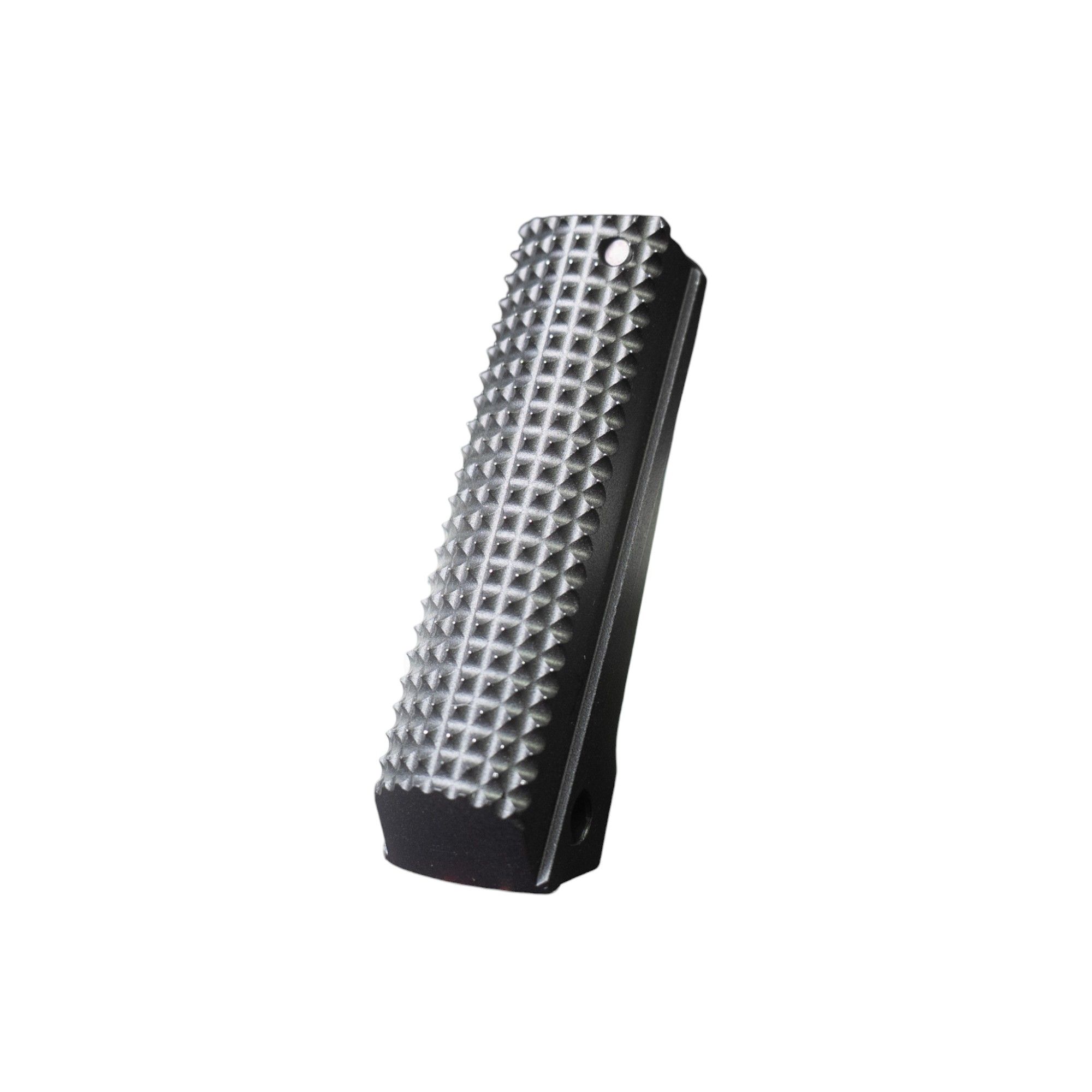 XP Pro Checkered Agressive Mainspring Housing - Black — image 2