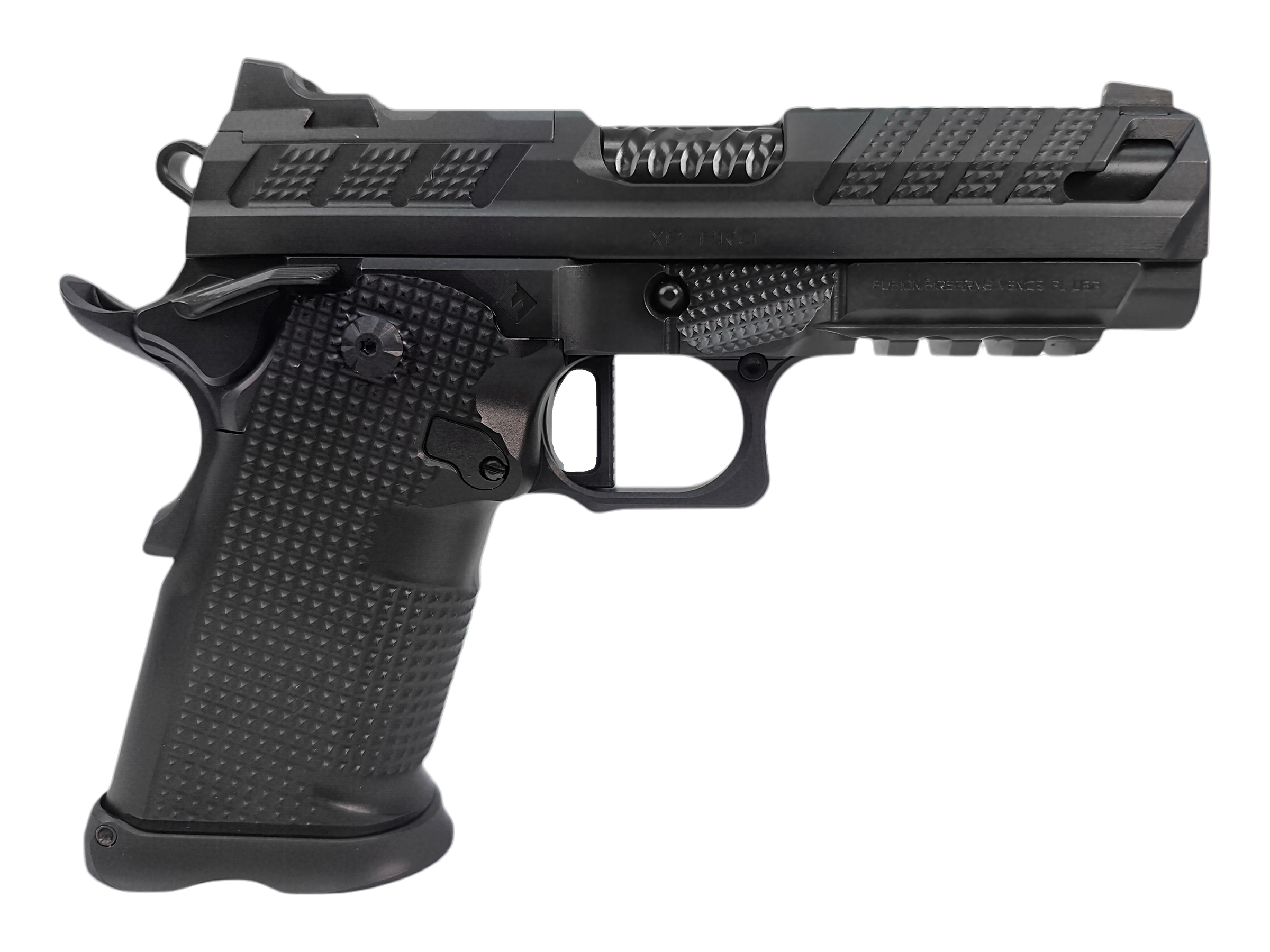 XP PRO™ V2 9mm Double-Stack 1911 Pistol - Black - Ported + Ambi Thumbledge — image 2