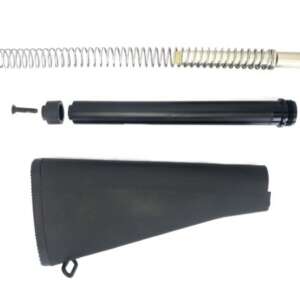 Colt Factory Original M16A2 Fixed Stock w/ Buffer Tube, Rifle Buffer, and Spring
