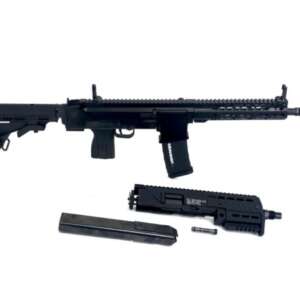 MAC Ingram M10 .45acp Machine Gun w/ Lage MAX-10/45 mk 2 Upper and Lage 5.56mm MAX 10/15 Conversion Kit