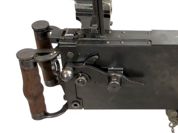 German WWI DWM Maxim MG 08 8mm Mauser Transferable Belt-Fed Heavy Machine Gun w/ Sled Mount & Accessories - Image 3