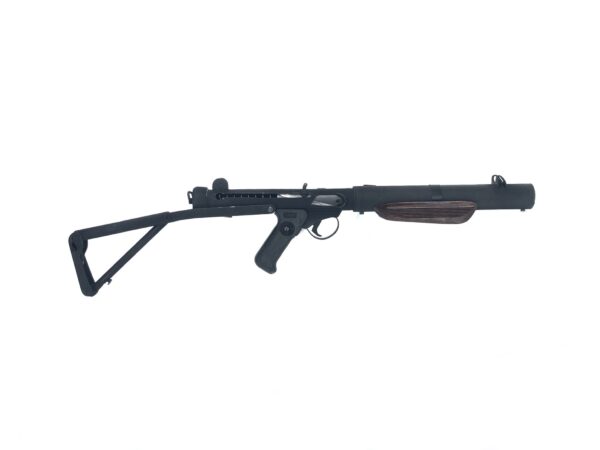 British Sterling Mk V (Mark 5) 9x19mm NATO Integrally Suppressed Transferable Sub Machine Gun
