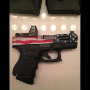 Glock 26 RMR American flag
