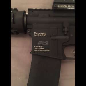 Airsoft KWA Custom Built Full Metal KM4 RIS Airsoft AEG (2GX 9mm Version)