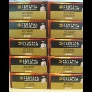 40 S&W HST (Hydra Shok Technology) Federal 500 Rds