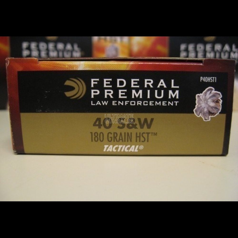 40 S&W HST (Hydra Shok Technology) Federal 500 Rds
